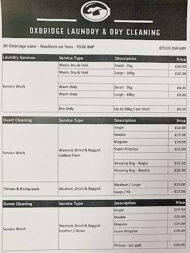 Oxbridge Laundry & Dry Cleaning Centre