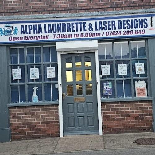 Alpha laundrette and Laser Designs launderette photo