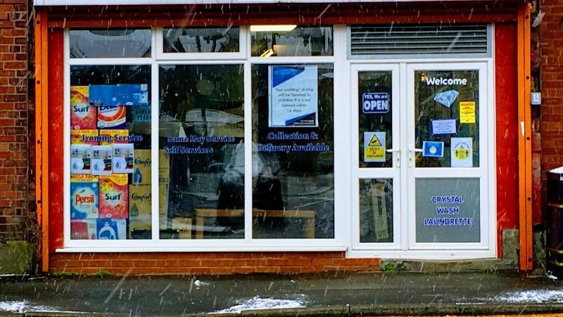 Crystal wash Laundrette launderette photo